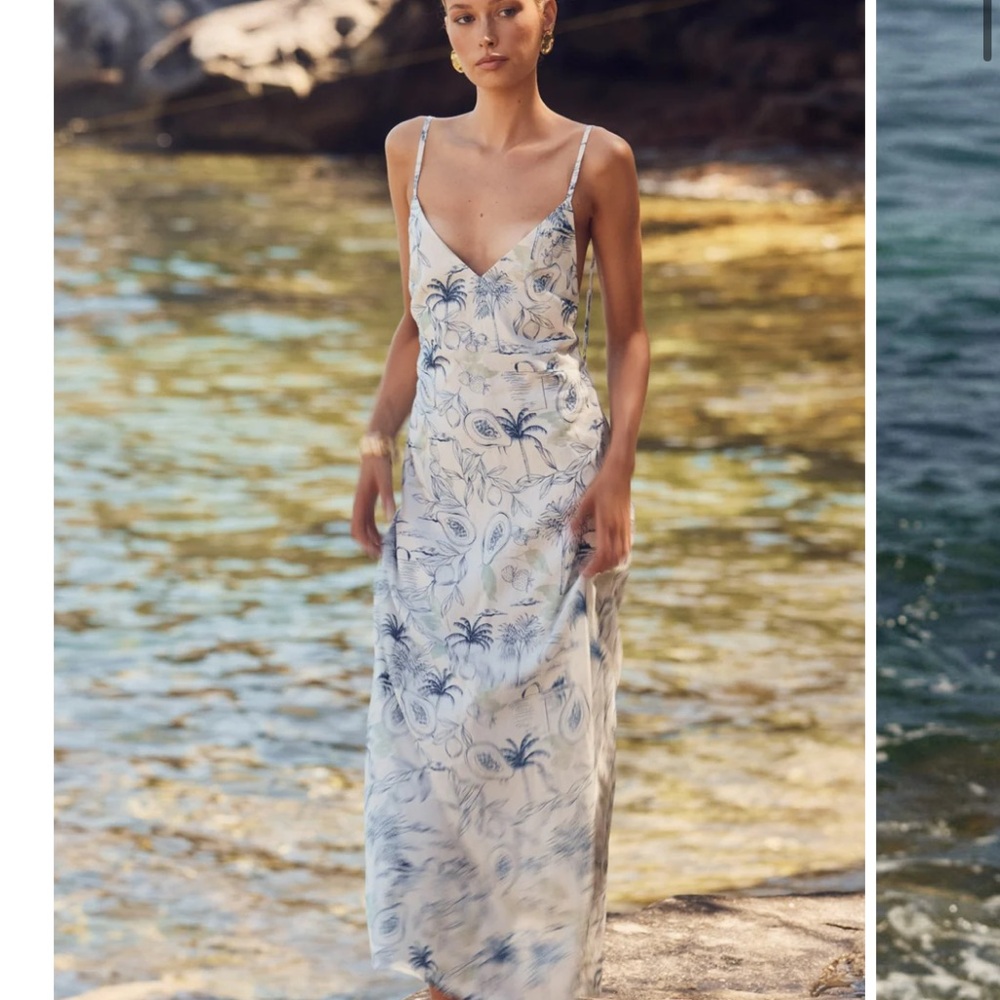 SNDYS Pomelo Maxi Dress in Escapism